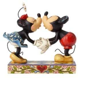Jim Shore Disney Traditions Smooch for My Sweetie (Mickey & Minnie Figurine)