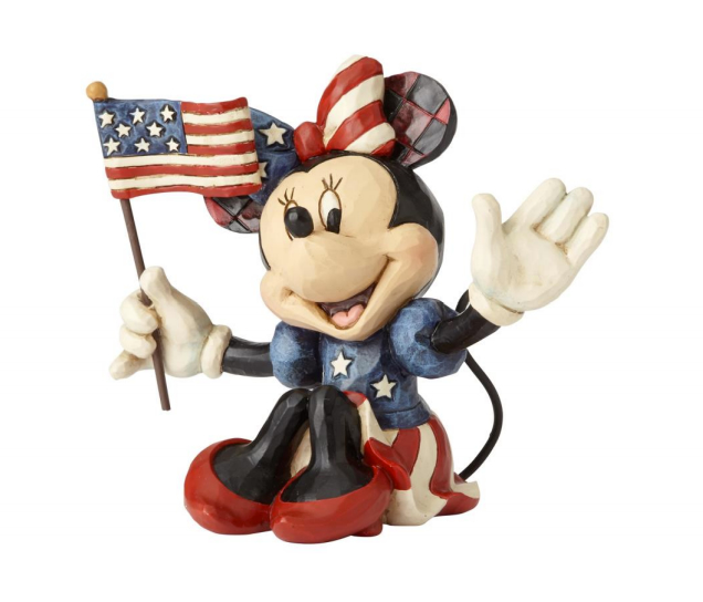 Jim Shore Disney Traditions Minnie Patriotic (Minnie Mini Figurine) Jim Shore Disney Traditions Minnie Patriotic (Minnie Mini Figurine)