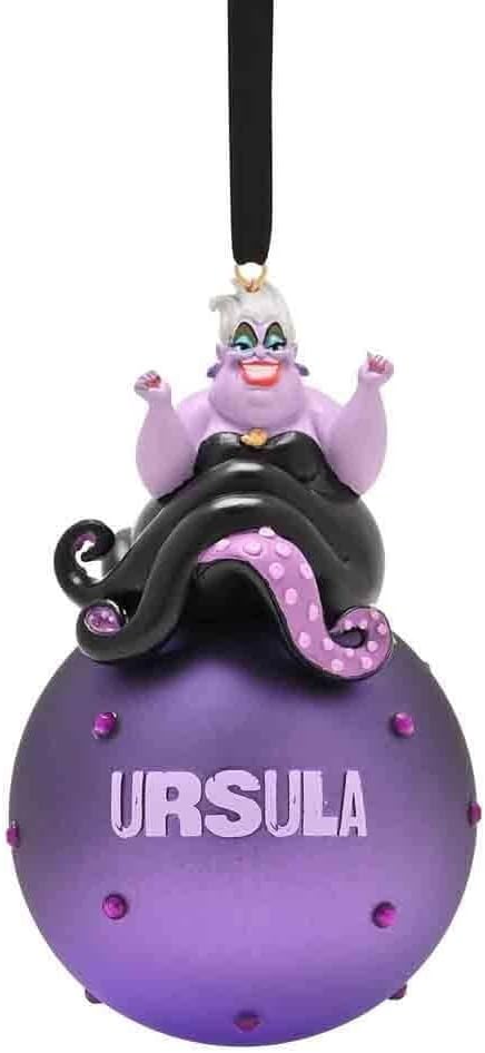 Disney Ursula On A Glass Bauble