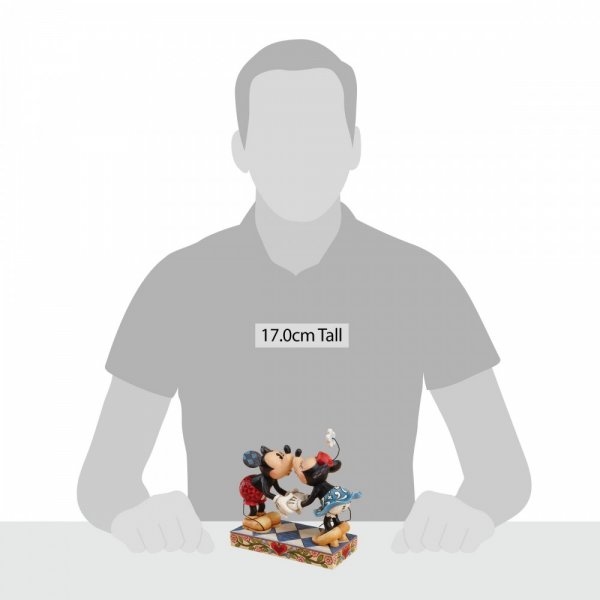 Jim Shore Disney Traditions Smooch for My Sweetie (Mickey & Minnie Figurine)