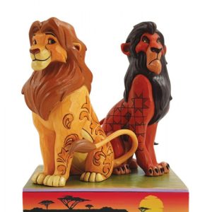 Jim Shore Disney Traditions Simba and Scar Figurine