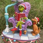 Jim Shore The Grinch Chair Reading Light Up - First Edition - Signed by Jim Shore