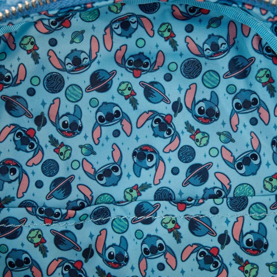 Loungefly Disney Lilo & Stitch Plush Sherpa Stitch Mini Backpack Loungefly Disney Lilo & Stitch Plush Sherpa Stitch Mini Backpack