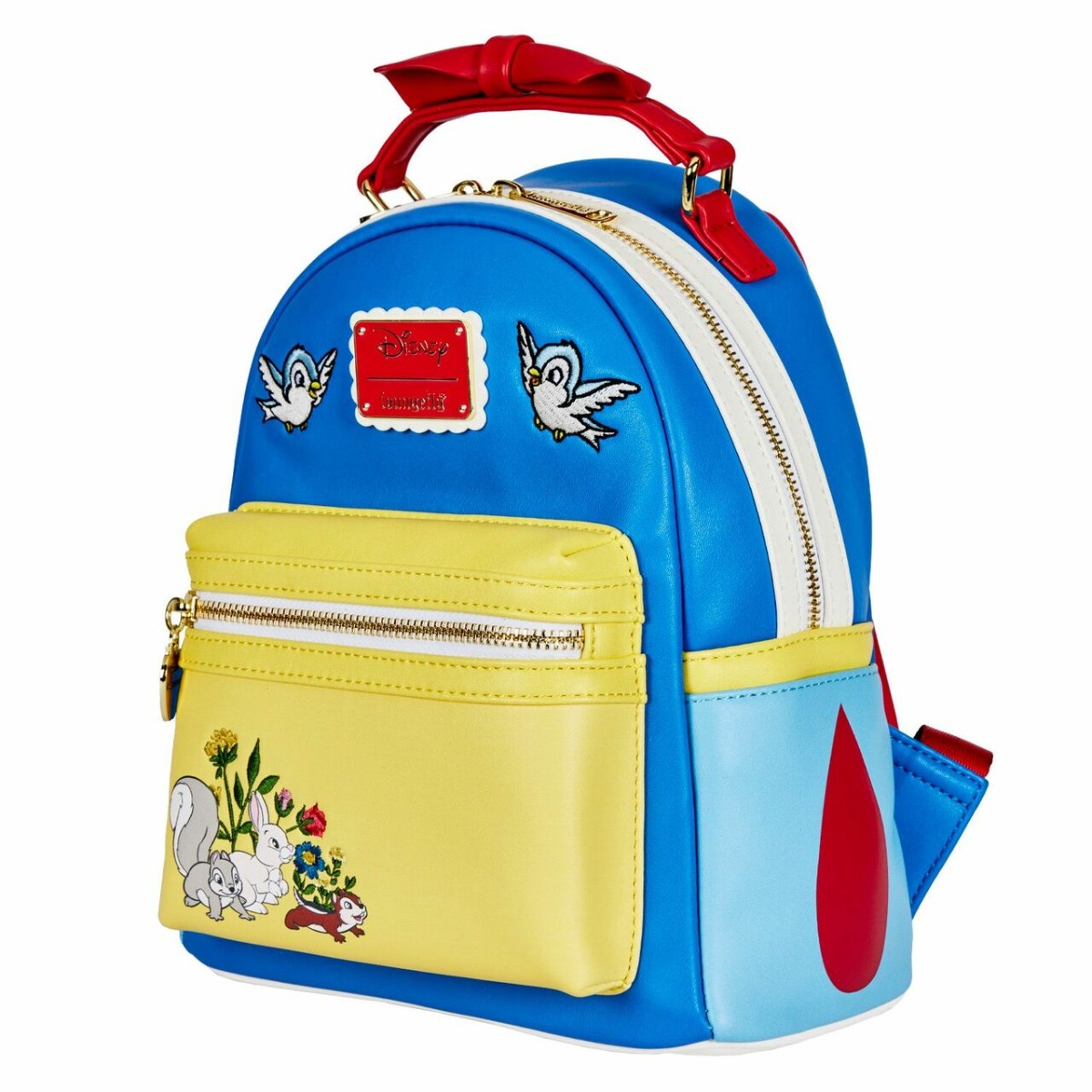 Loungefly Disney Snow White Cosplay Bow Handle Mini Backpack Loungefly Disney Snow White Cosplay Bow Handle Mini Backpack