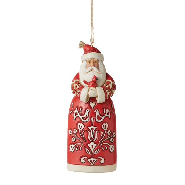 Jim Shore Heartwood Creek Santa Hanging Ornament
