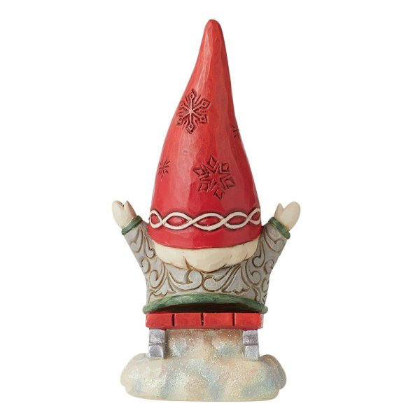 Jim Shore Heartwood Creek Gnome with Sled Figurine