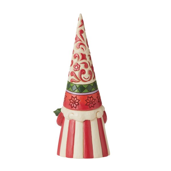 Jim Shore Heartwood Creek Gnome with Holly Figurine