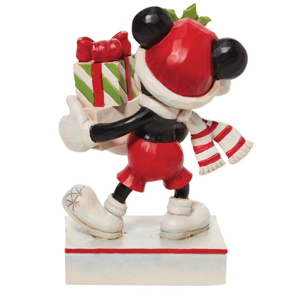 Jim Shore Disney Traditions Christmas Mickey Mouse with Presents