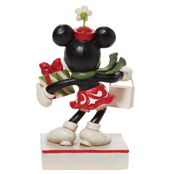 Jim Shore Disney Traditions Christmas Minnie Mouse with Presents