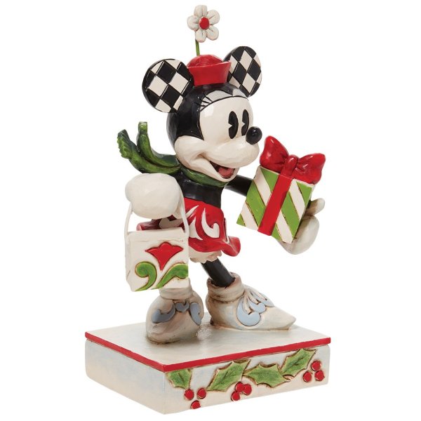 Jim Shore Disney Traditions Christmas Minnie Mouse with Presents Jim Shore Disney Traditions Christmas Minnie Mouse with Presents