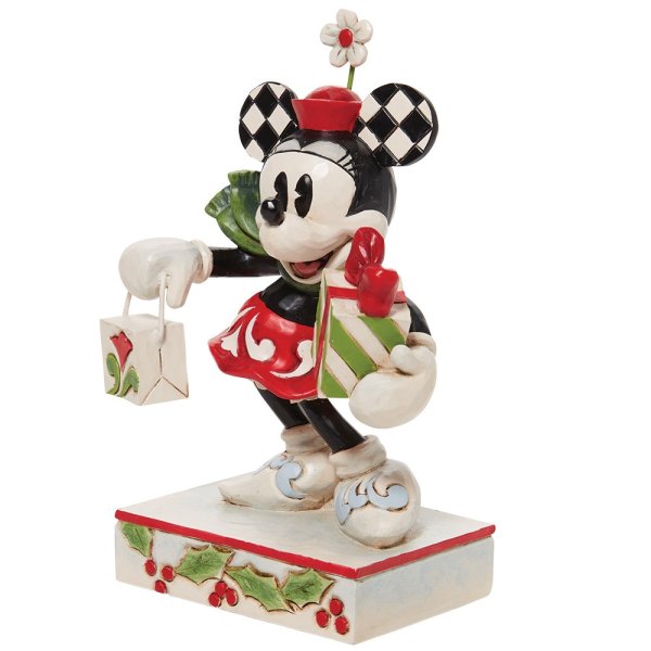 Jim Shore Disney Traditions Christmas Minnie Mouse with Presents Jim Shore Disney Traditions Christmas Minnie Mouse with Presents