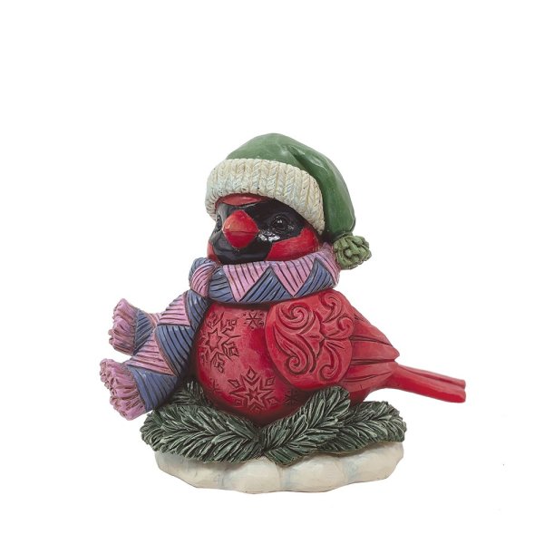 Jim Shore Heartwood Creek Christmas Cardinal Mini Figurine