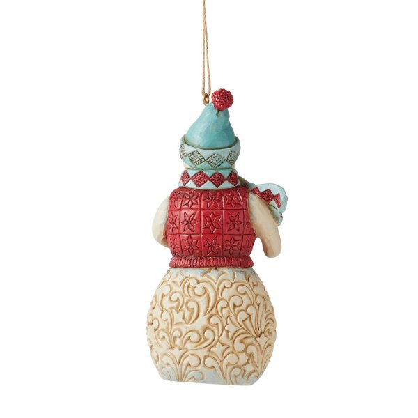 Jim Shore Heartwood Creek Snowman Hanging Ornament