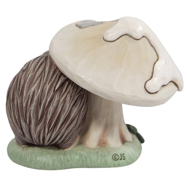 Jim Shore Heartwood Creek Hedgehog by Mushroom Mini Figurine