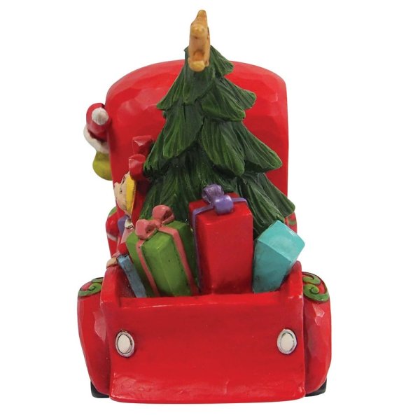 Jim Shore The Grinch in Red Truck Figurine Jim Shore The Grinch in Red Truck Figurine