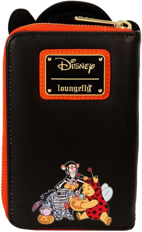Loungefly Disney Winnie the Pooh Skeleton Tigger Glow Zip Around Wallet Loungefly Disney Winnie the Pooh Skeleton Tigger Glow Zip Around Wallet