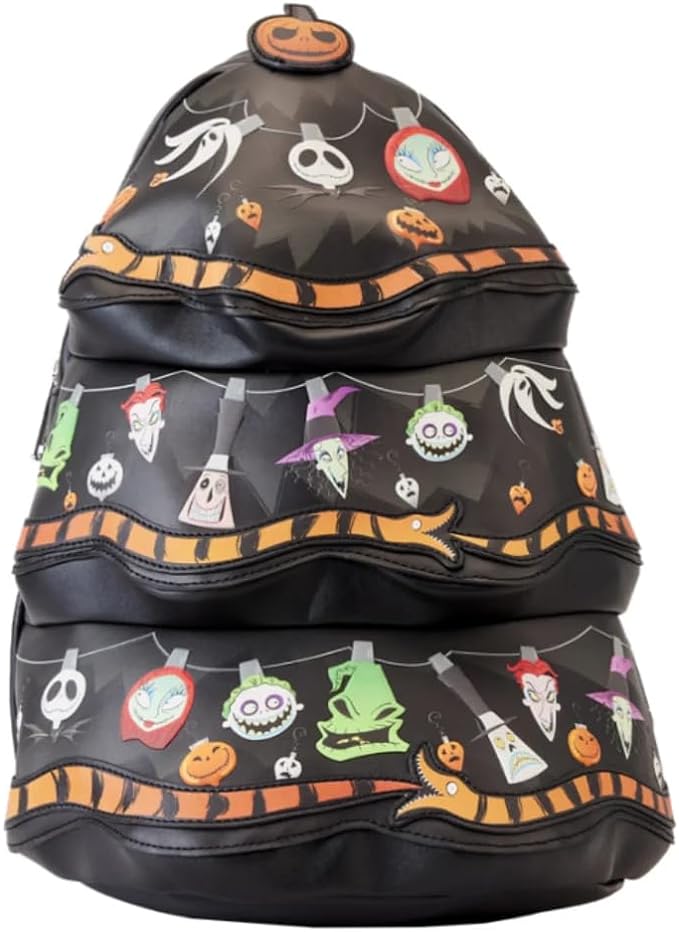 Loungefly Nightmare Before Christmas Tree String Lights Glow Mini Backpack Loungefly Nightmare Before Christmas Tree String Lights Glow Mini Backpack