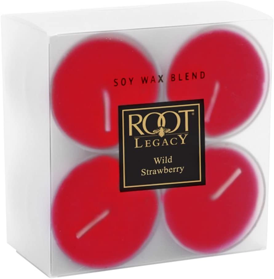 Root Candles Tealight Wild Strawberry Candle (Pack of 8) Root Candles Tealight Wild Strawberry Candle (Pack of 8)