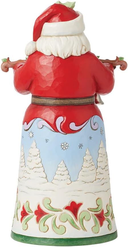 Jim Shore Heartwood Creek 18th Annual Song Series Santa with Bells Figurine Jim Shore Heartwood Creek 18th Annual Song Series Santa with Bells Figurine