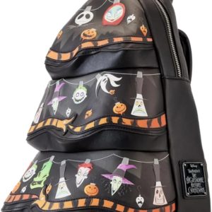 Loungefly Nightmare Before Christmas Tree String Lights Glow Mini Backpack