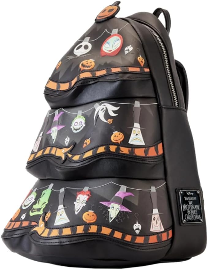 Loungefly Nightmare Before Christmas Tree String Lights Glow Mini Backpack Loungefly Nightmare Before Christmas Tree String Lights Glow Mini Backpack