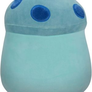 Squishmallows12" Ankur-Teal Mushroom with Blue Fuzzy