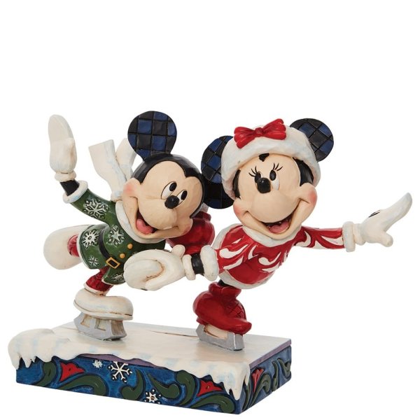 Jim Shore Disney Traditions Mickey and Minnie Ice Skating Jim Shore Disney Traditions Mickey and Minnie Ice Skating
