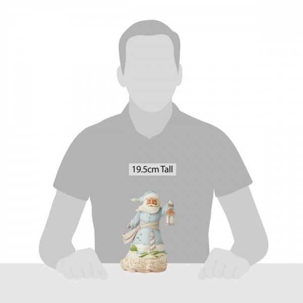 Jim Shore Heartwood Creek Santa with Lighthouse Scene Figurine