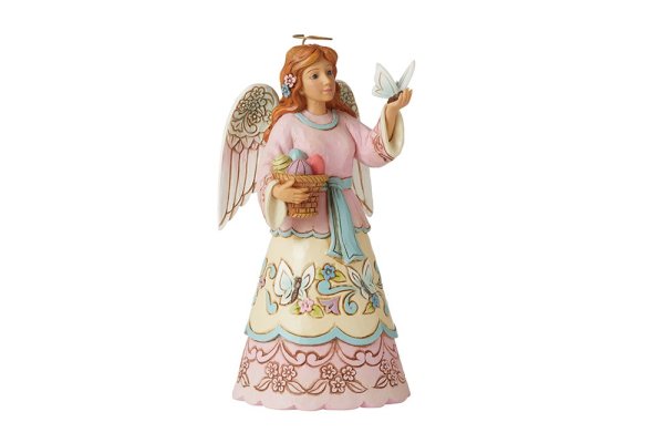 Jim Shore Heartwood Creek Easter Angel with Butterfly Figurine Jim Shore Heartwood Creek Easter Angel with Butterfly Figurine