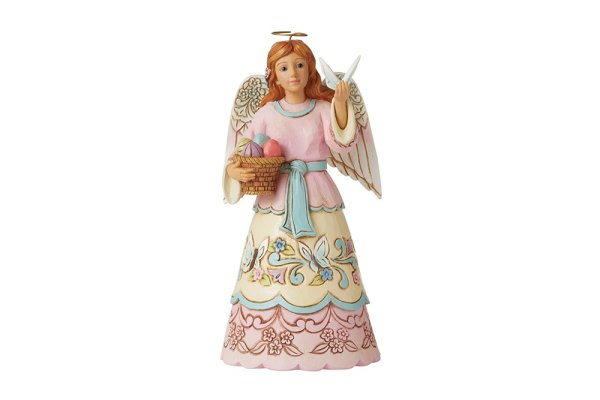Jim Shore Heartwood Creek Easter Angel with Butterfly Figurine Jim Shore Heartwood Creek Easter Angel with Butterfly Figurine