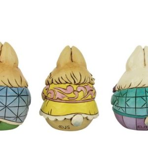 Jim Shore Heartwood Creek Set of 3 Bunny Egg Mini Figurines