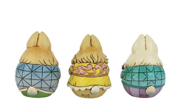 Jim Shore Heartwood Creek Set of 3 Bunny Egg Mini Figurines Jim Shore Heartwood Creek Set of 3 Bunny Egg Mini Figurines