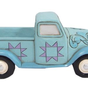 Jim Shore Heartwood Creek Blue Mini Pickup Figurine