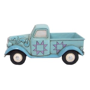 Jim Shore Heartwood Creek Blue Mini Pickup Figurine