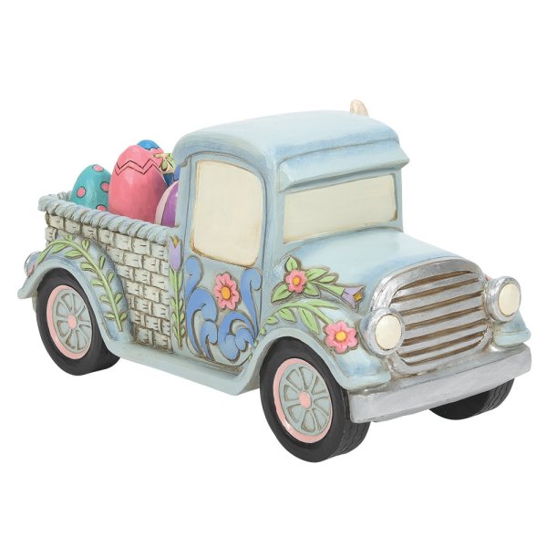 Jim Shore Heartwood Creek Easter Truck with Eggs Figurine