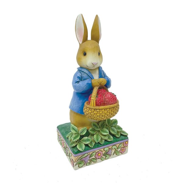 Jim Shore Beatrix Potter Peter Rabbit with Basket of Strawberries Jim Shore Beatrix Potter Peter Rabbit with Basket of Strawberries