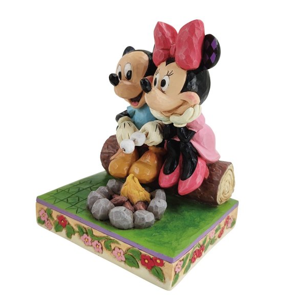 Jim Shore Disney Traditions Mickey & Minnie in front of a Campfire Jim Shore Disney Traditions Mickey & Minnie in front of a Campfire