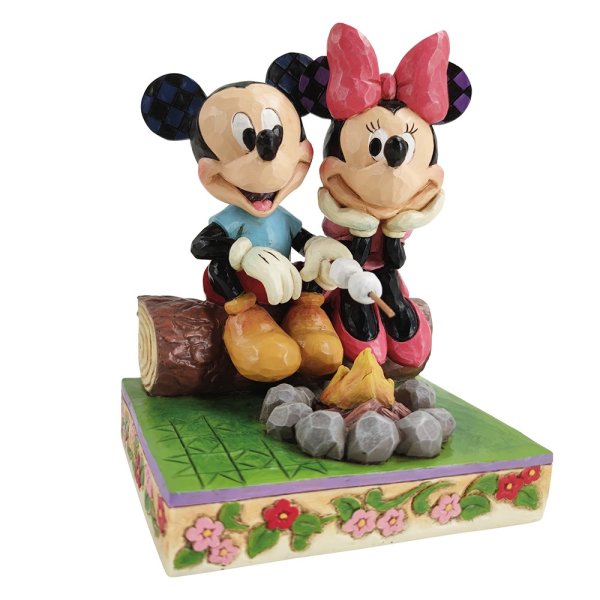 Jim Shore Disney Traditions Mickey & Minnie in front of a Campfire Jim Shore Disney Traditions Mickey & Minnie in front of a Campfire