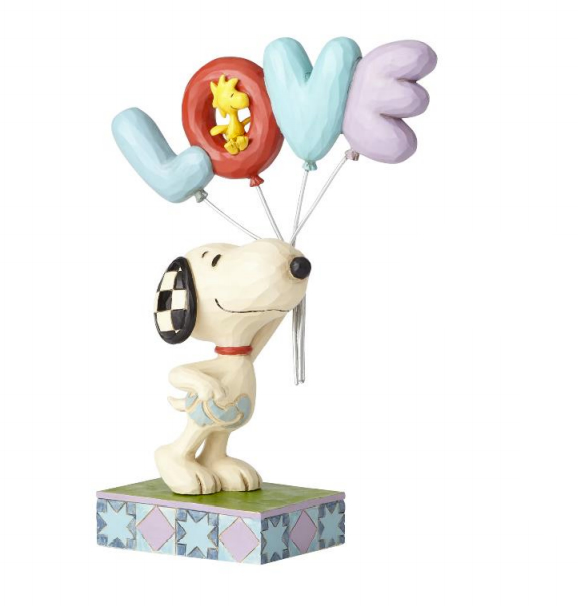Jim Shore Peanuts Snoopy with LOVE Balloon Figurine - 6001291 Jim Shore Peanuts Snoopy with LOVE Balloon Figurine - 6001291