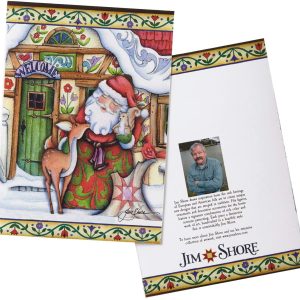 Santa Christmas Cards by Jim Shore (Set of 10) - 6002247