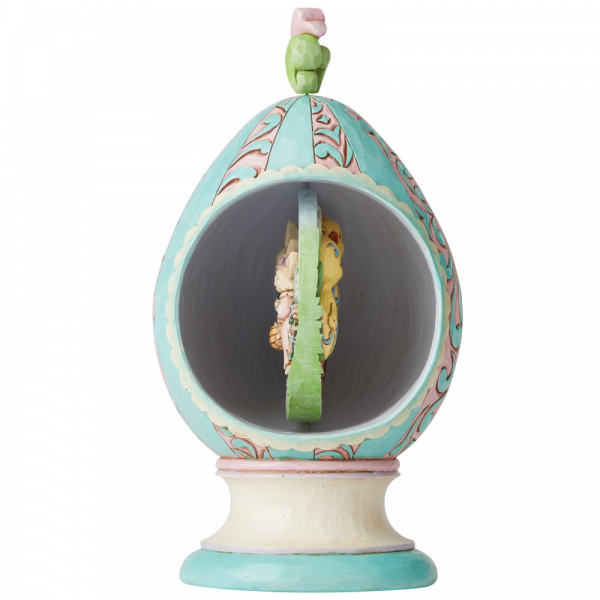 Heartwood Creek Revolving Egg with Bunnies and Chicks Scene Figurine - 6003625 Heartwood Creek Revolving Egg with Bunnies and Chicks Scene Figurine - 6003625