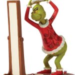 Jim Shore Grinch Grinch Getting Dressed in Santa Suit 