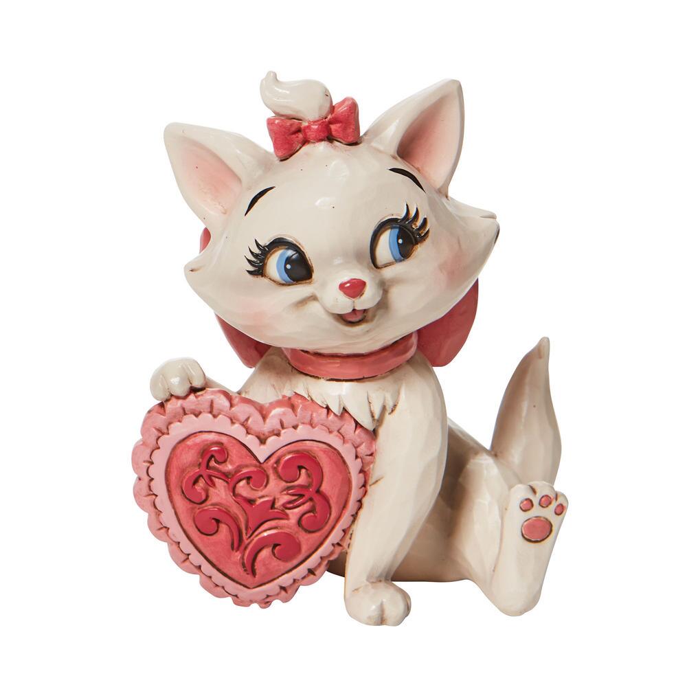 Jim Shore Disney Traditions Marie Heart Mini Figurine