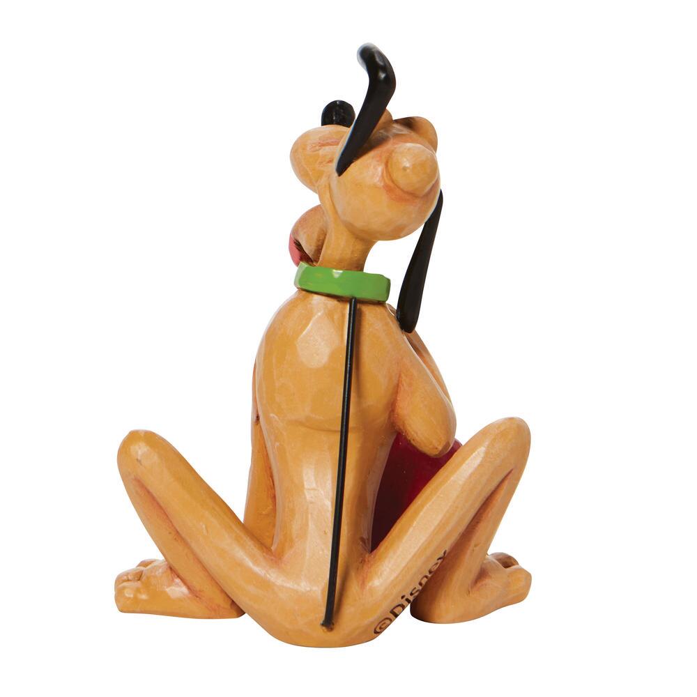 Jim Shore Disney Traditions Pluto Heart Mini Figurine