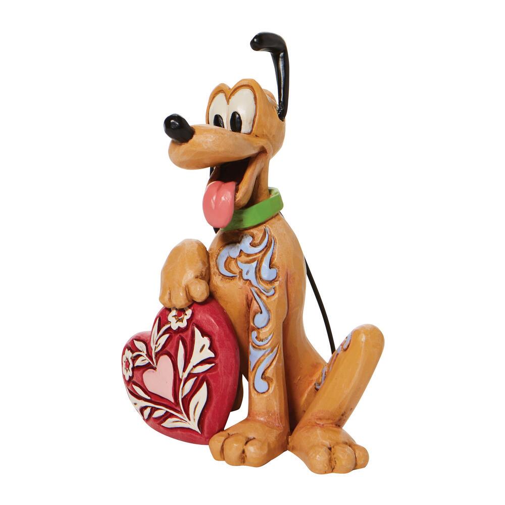Jim Shore Disney Traditions Pluto Heart Mini Figurine Jim Shore Disney Traditions Pluto Heart Mini Figurine