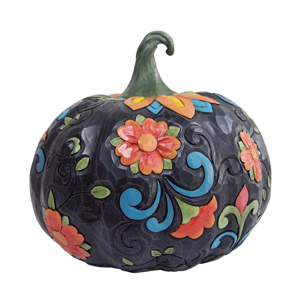 Jim Shore Heartwood Creek Day of the Dead Jack-o-Lantern Centerpiece
