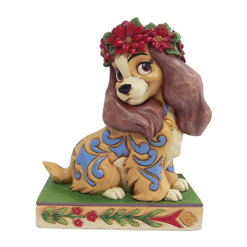 Jim Shore Disney Traditions Christmas Lady Personality Figurine