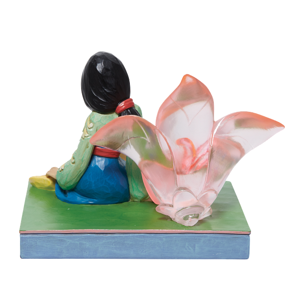 Jim Shore Disney Traditions Mulan with Clear Resin Cherry Blossom Jim Shore Disney Traditions Mulan with Clear Resin Cherry Blossom