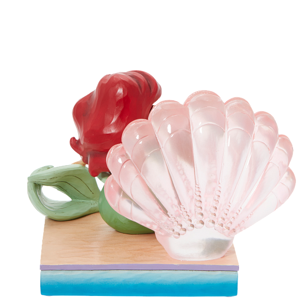 Jim Shore Disney Traditions Ariel with Clear Resin Shell Jim Shore Disney Traditions Ariel with Clear Resin Shell