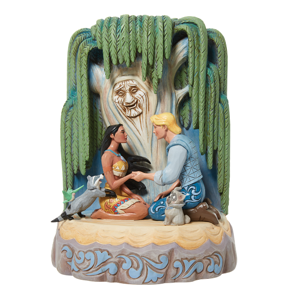 Jim Shore Disney Traditions Pocahontus Carved By Heart